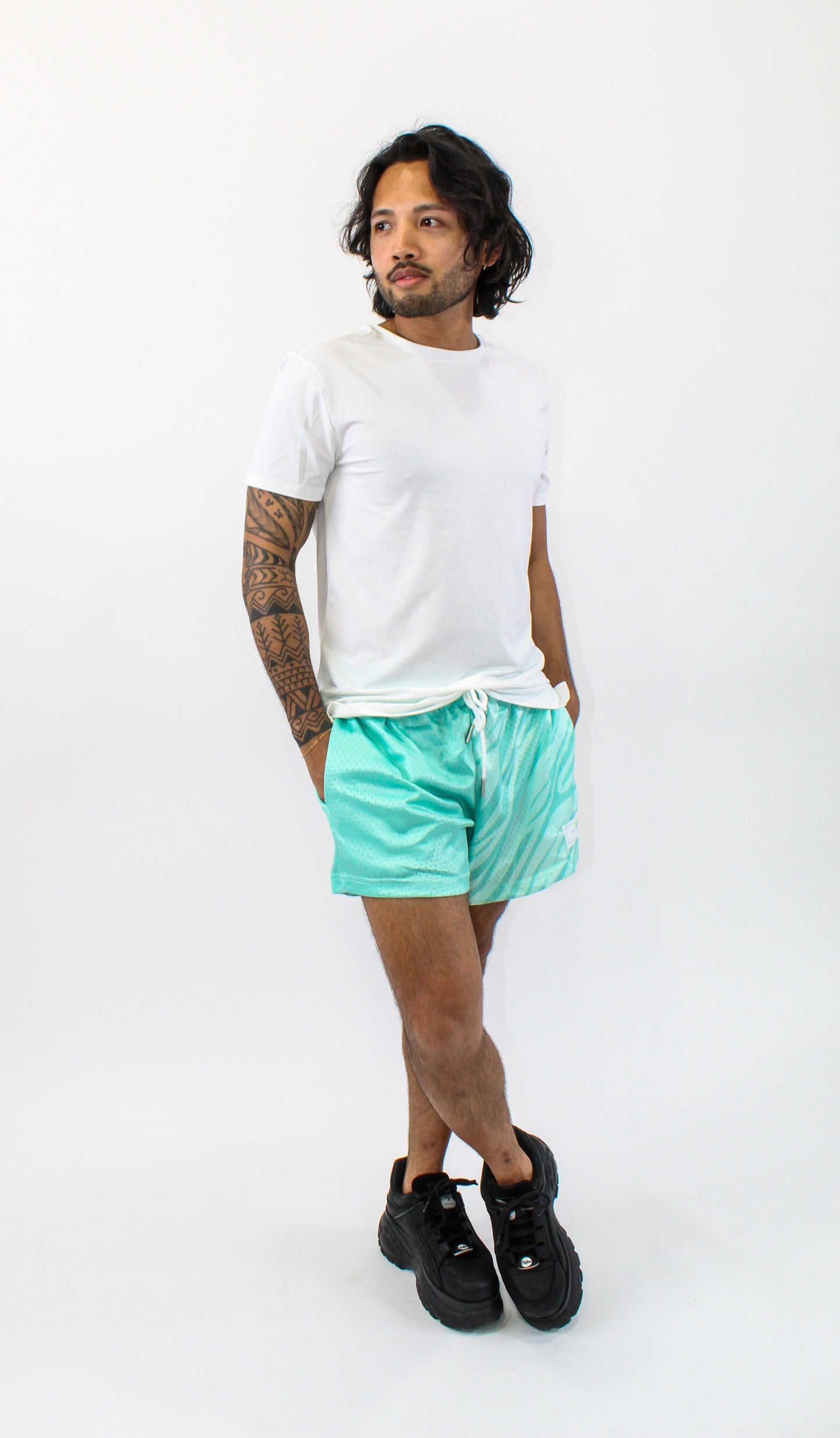 Mint Spring Unisex Shorts